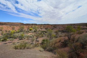 henbury meteorite crater
