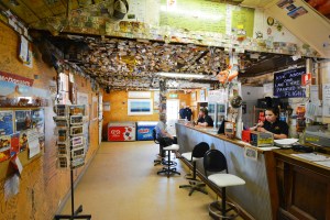 Inside William Creek pub